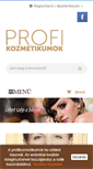 Mobile Screenshot of profikozmetikumok.hu